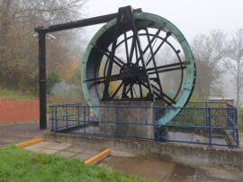 Overshot Waterwheel supporting images 01